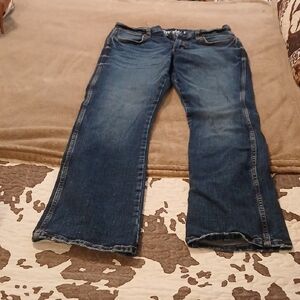 Men's Blue Bootcut Jeans